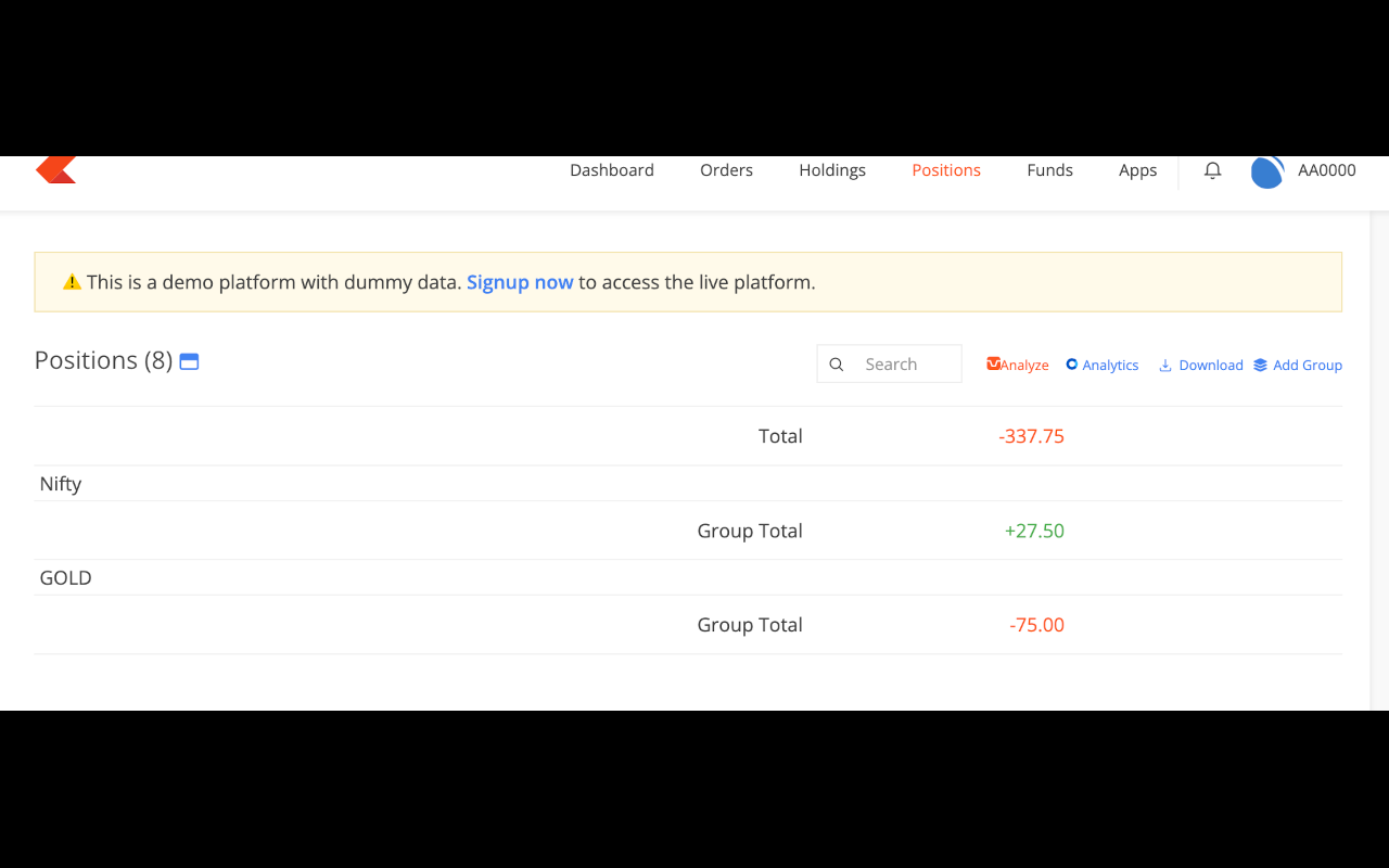 Zerodha - Group Positions chrome谷歌浏览器插件_扩展第1张截图