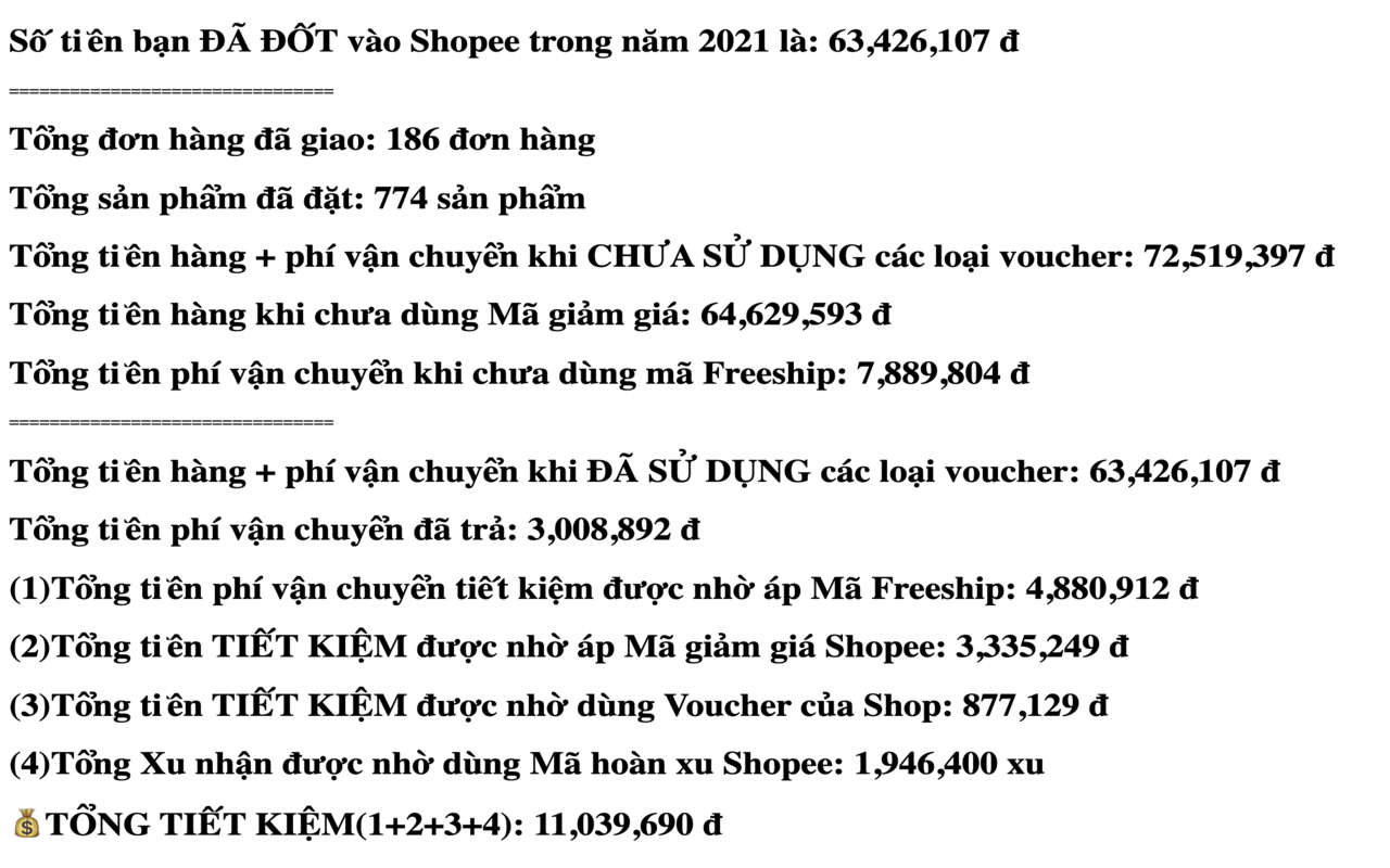 Thống kê đơn Shopee 2021 chrome谷歌浏览器插件_扩展第1张截图