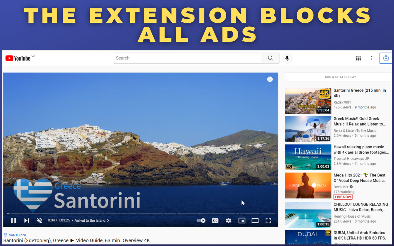 Adblock for Ytube chrome谷歌浏览器插件_扩展第1张截图