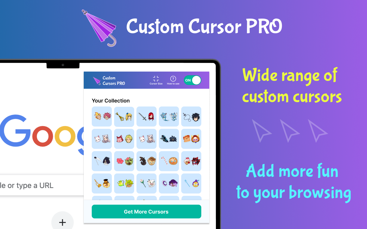 Custom Cursor Pro chrome谷歌浏览器插件_扩展第1张截图