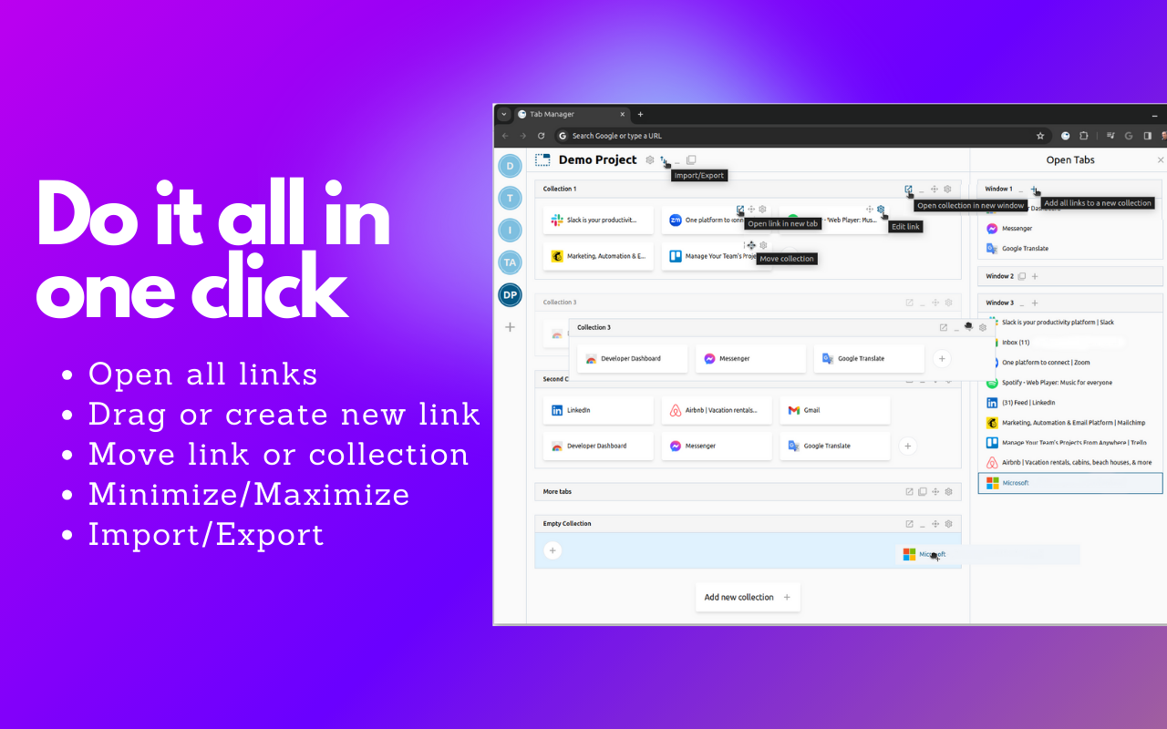 Tab Manager chrome谷歌浏览器插件_扩展第2张截图