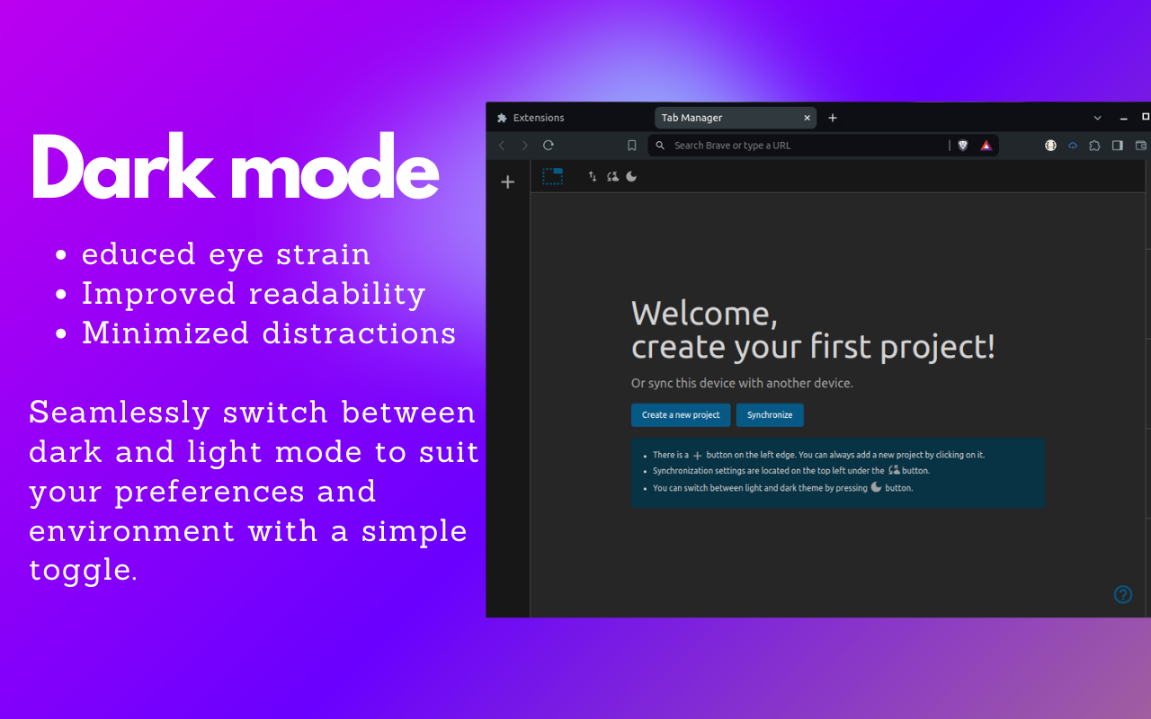 Tab Manager chrome谷歌浏览器插件_扩展第3张截图