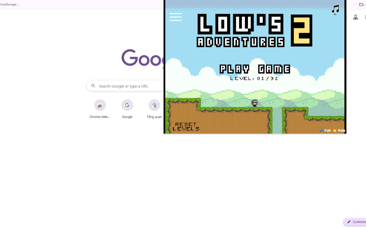 《Low's Adventures 2》解锁版 chrome谷歌浏览器插件_扩展第1张截图