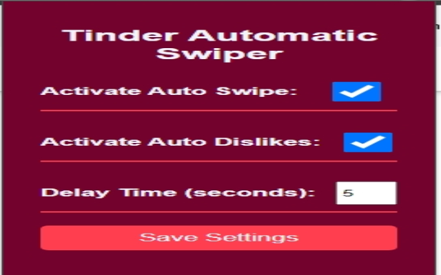 Tinder Automatic Swiper chrome谷歌浏览器插件_扩展第1张截图