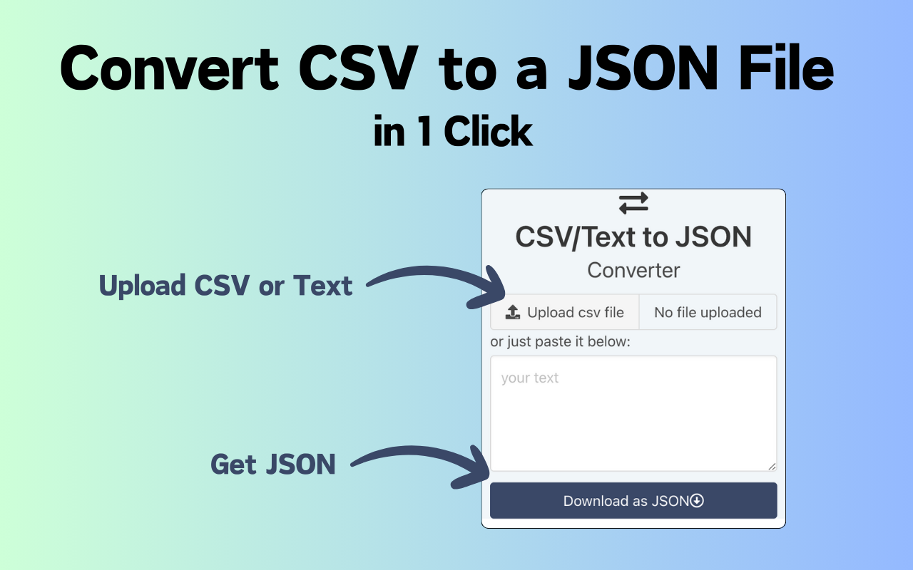 将CSV转换为JSON chrome谷歌浏览器插件_扩展第1张截图