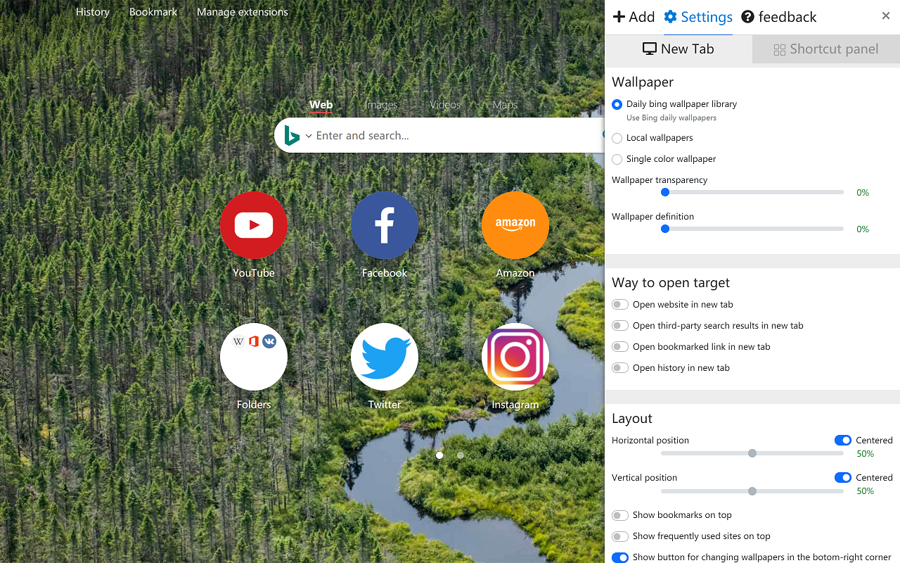 FireTab 新标签页 chrome谷歌浏览器插件_扩展第2张截图