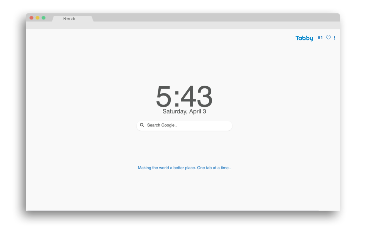 Tabby - Small tab, Great impact chrome谷歌浏览器插件_扩展第5张截图