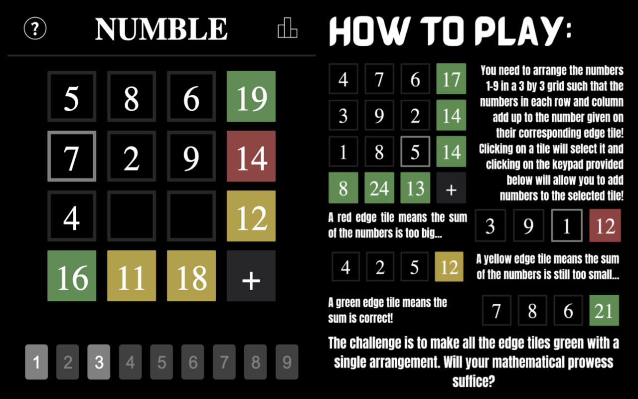 Numble | Daily Math Game chrome谷歌浏览器插件_扩展第1张截图