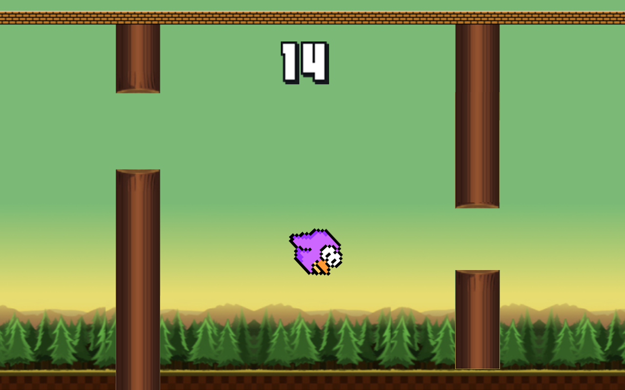 Flappy Bird Purple chrome谷歌浏览器插件_扩展第3张截图