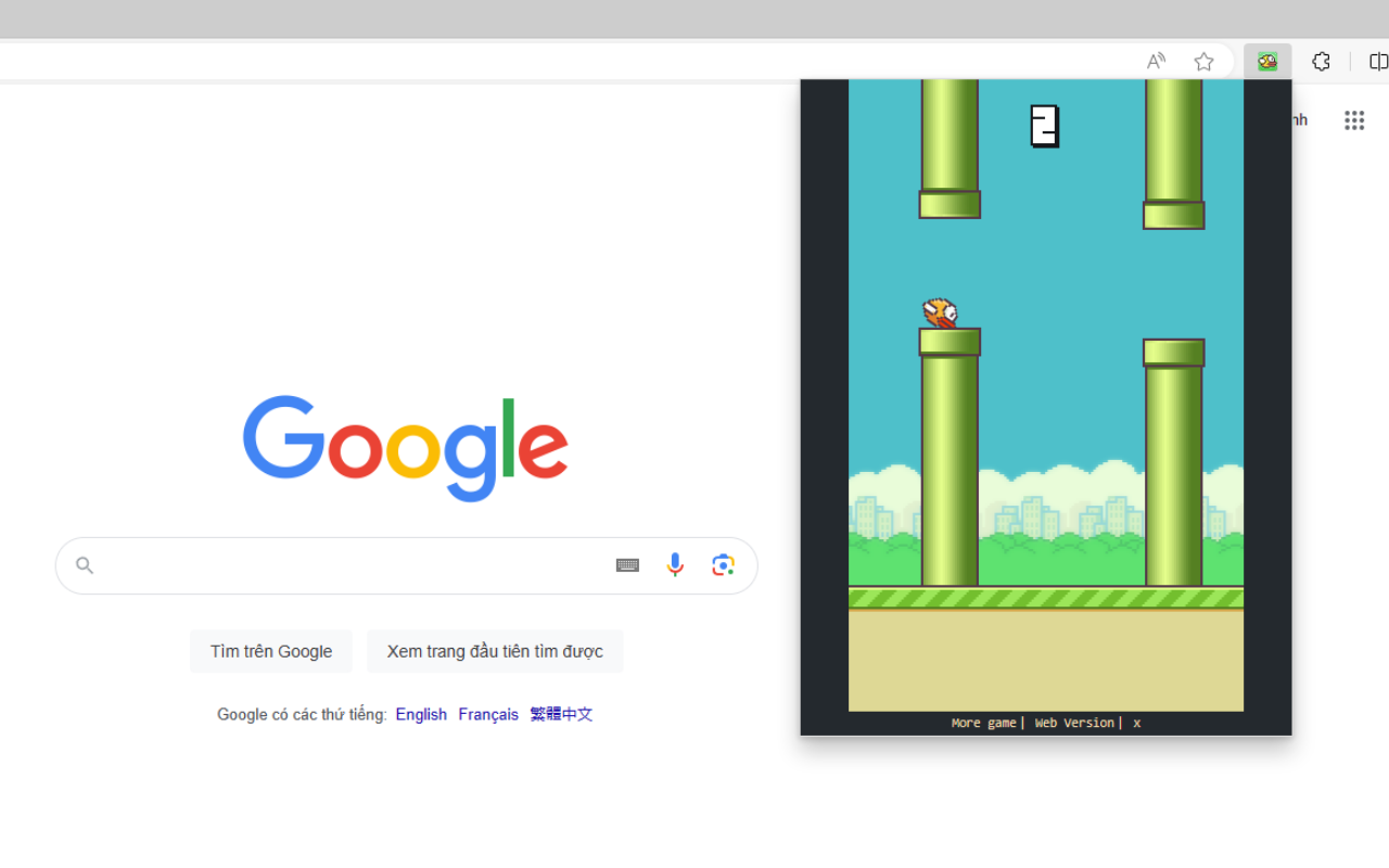 Flappy Bird for Chrome chrome谷歌浏览器插件_扩展第1张截图