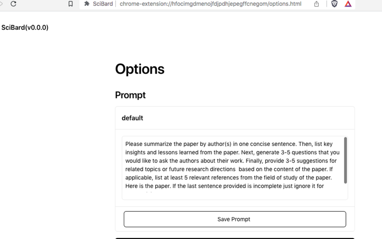 SciGemini - Gemini™ for Scientists chrome谷歌浏览器插件_扩展第1张截图