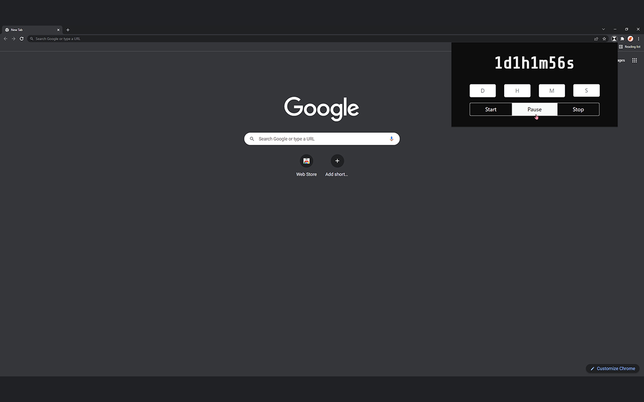 Timer chrome谷歌浏览器插件_扩展第2张截图
