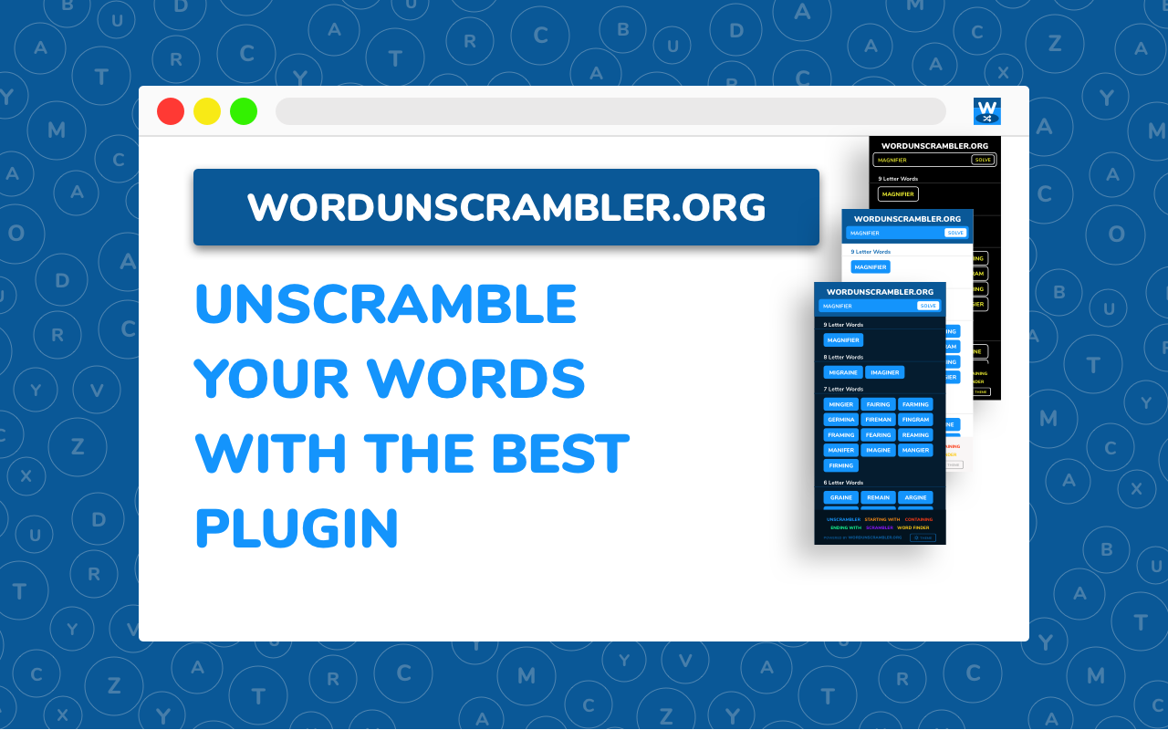 Word Unscrambler chrome谷歌浏览器插件_扩展第1张截图