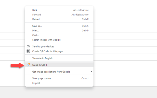 Quick TinyURL chrome谷歌浏览器插件_扩展第2张截图