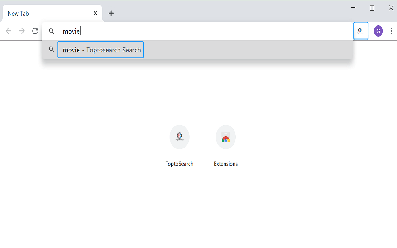Toptosearch chrome谷歌浏览器插件_扩展第1张截图