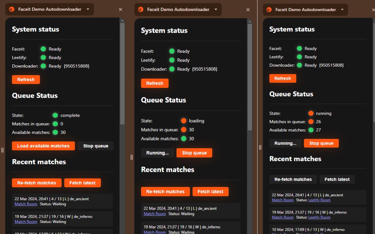 Faceit Demo Autodownloader chrome谷歌浏览器插件_扩展第2张截图