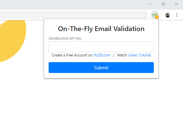 On-The-Fly Email Validation chrome谷歌浏览器插件_扩展第2张截图