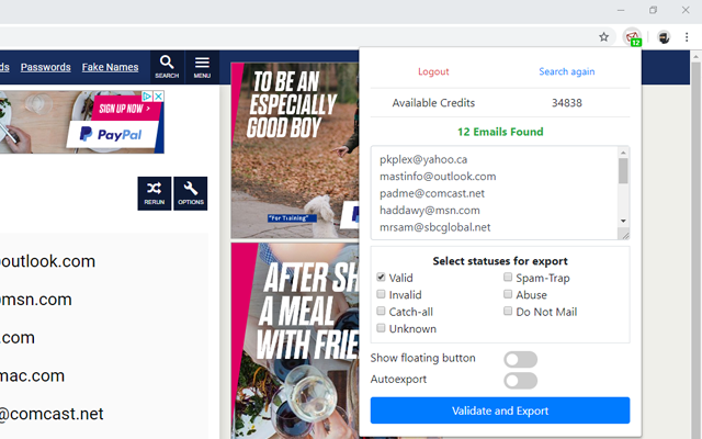 On-The-Fly Email Validation chrome谷歌浏览器插件_扩展第4张截图