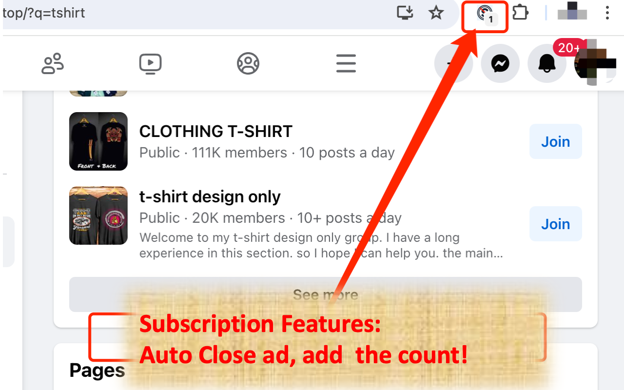 Adblock for Facebook chrome谷歌浏览器插件_扩展第3张截图