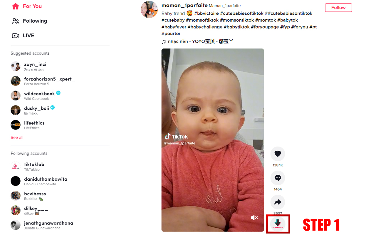 Tiktaklab - TikTok Video Downloader chrome谷歌浏览器插件_扩展第1张截图