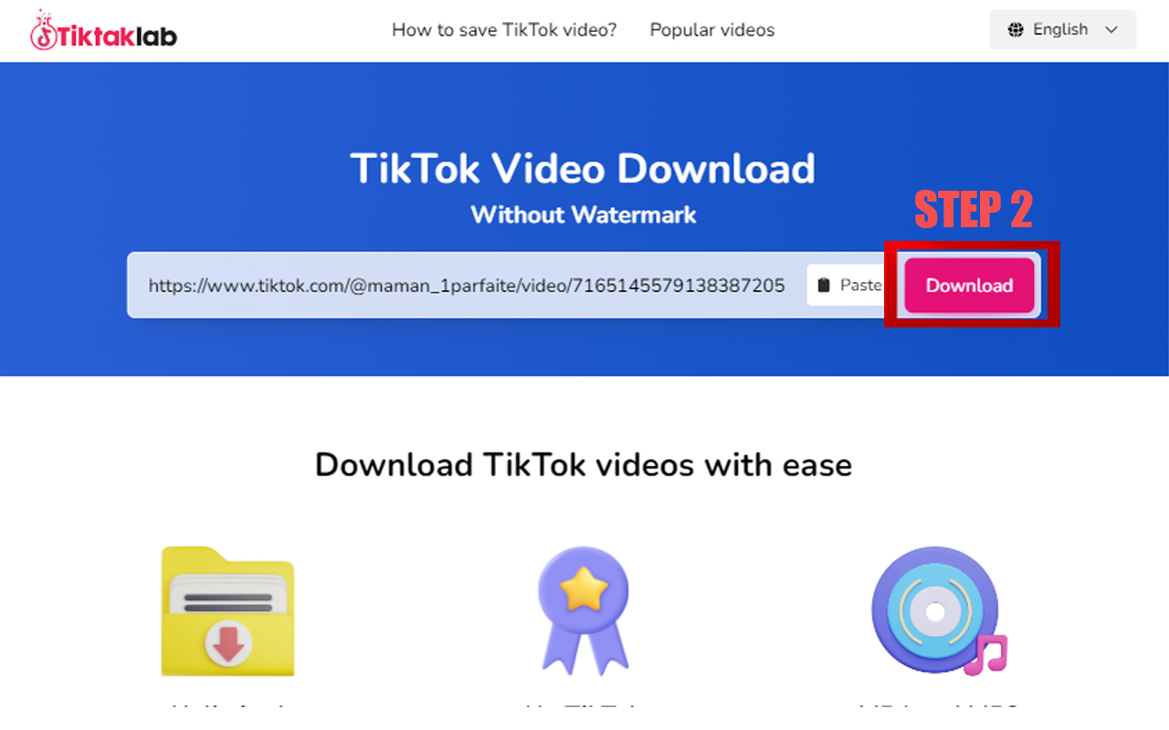 Tiktaklab - TikTok Video Downloader chrome谷歌浏览器插件_扩展第3张截图