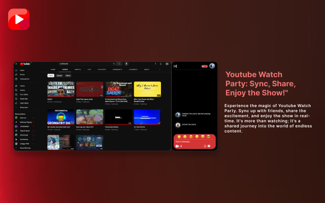 Youtube Watch Party chrome谷歌浏览器插件_扩展第3张截图