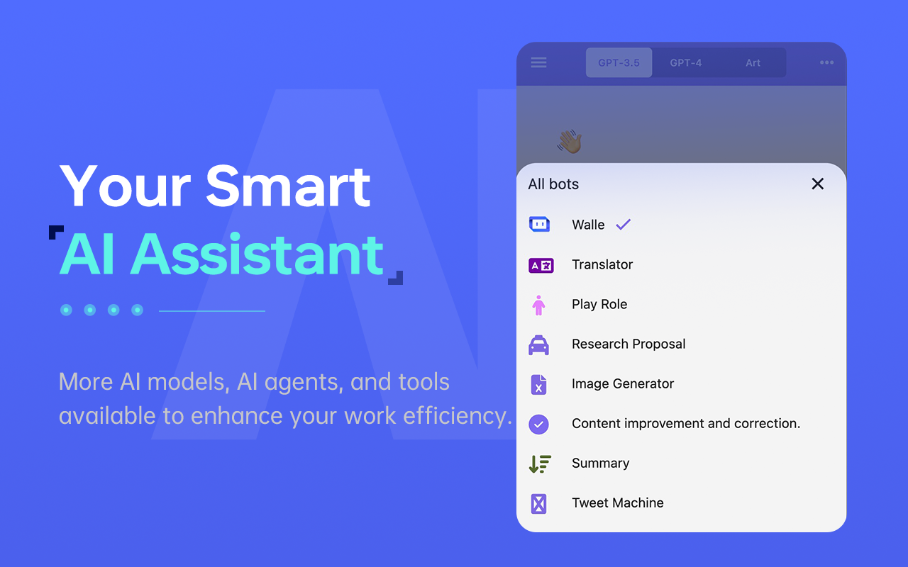 Walle - AI Copilot ChatBot for ChatGPT chrome谷歌浏览器插件_扩展第1张截图