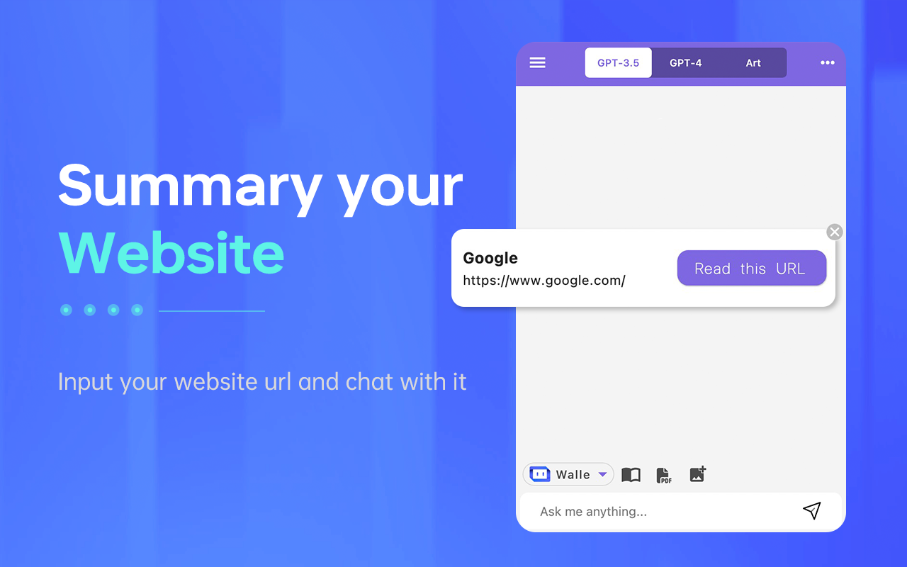 Walle - AI Copilot ChatBot for ChatGPT chrome谷歌浏览器插件_扩展第4张截图