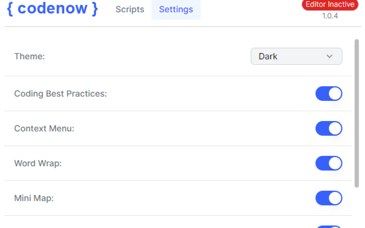 CodeNow - ServiceNow Scripting Enhancements chrome谷歌浏览器插件_扩展第1张截图