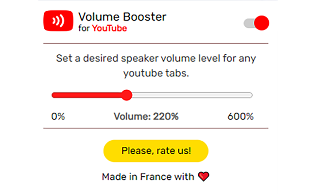 Volume Booster for YouTube chrome谷歌浏览器插件_扩展第1张截图