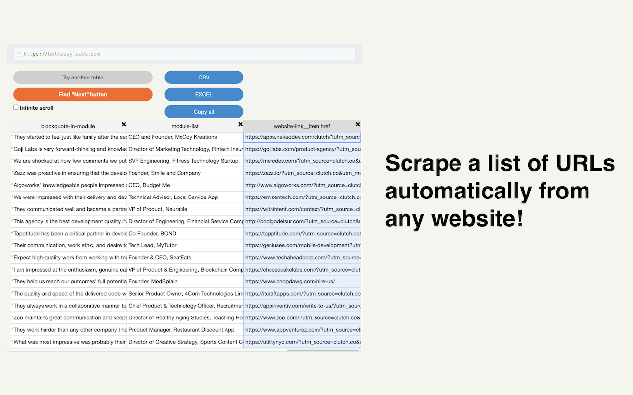 Scrape Emails & Map Extractor - BulkEasyLeads chrome谷歌浏览器插件_扩展第2张截图
