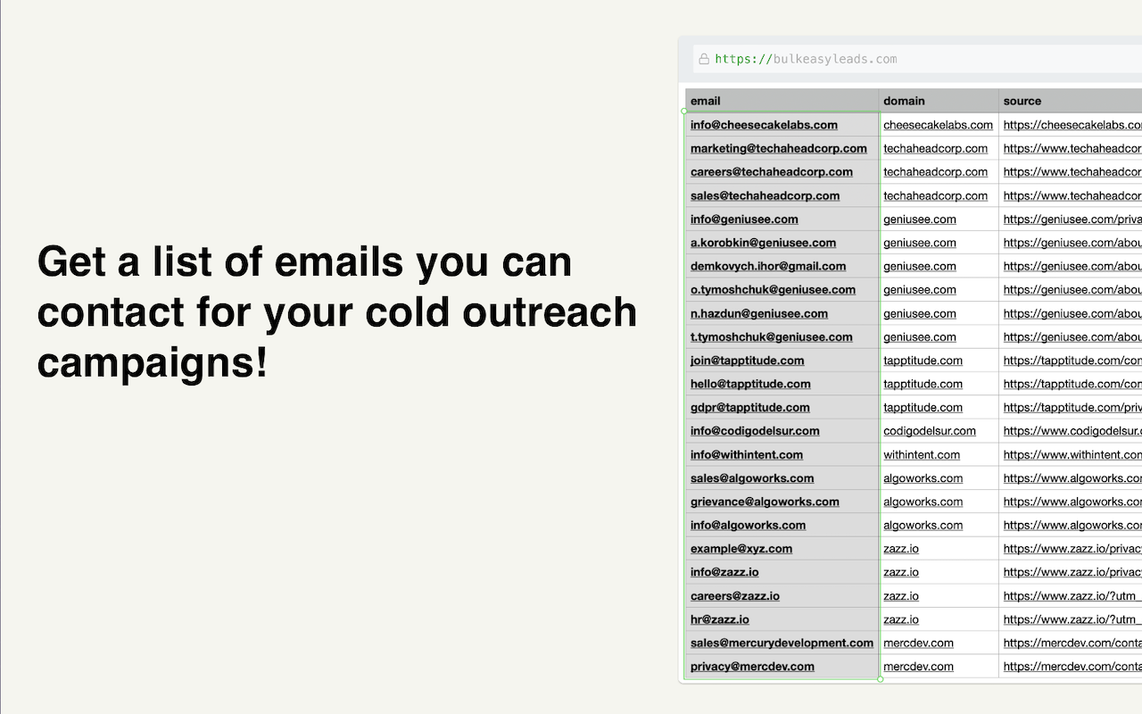 Scrape Emails & Map Extractor - BulkEasyLeads chrome谷歌浏览器插件_扩展第3张截图