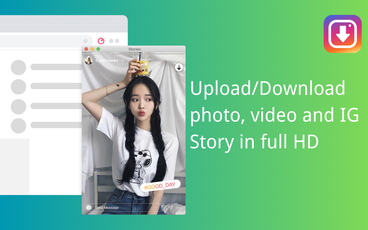 Instagram 照片下载器（照片，视频，故事，卷轴） - InstaPhotos chrome谷歌浏览器插件_扩展第2张截图