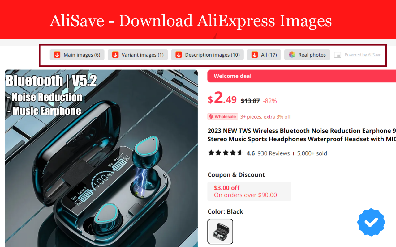 AliSave - Download AliExpress Images chrome谷歌浏览器插件_扩展第1张截图