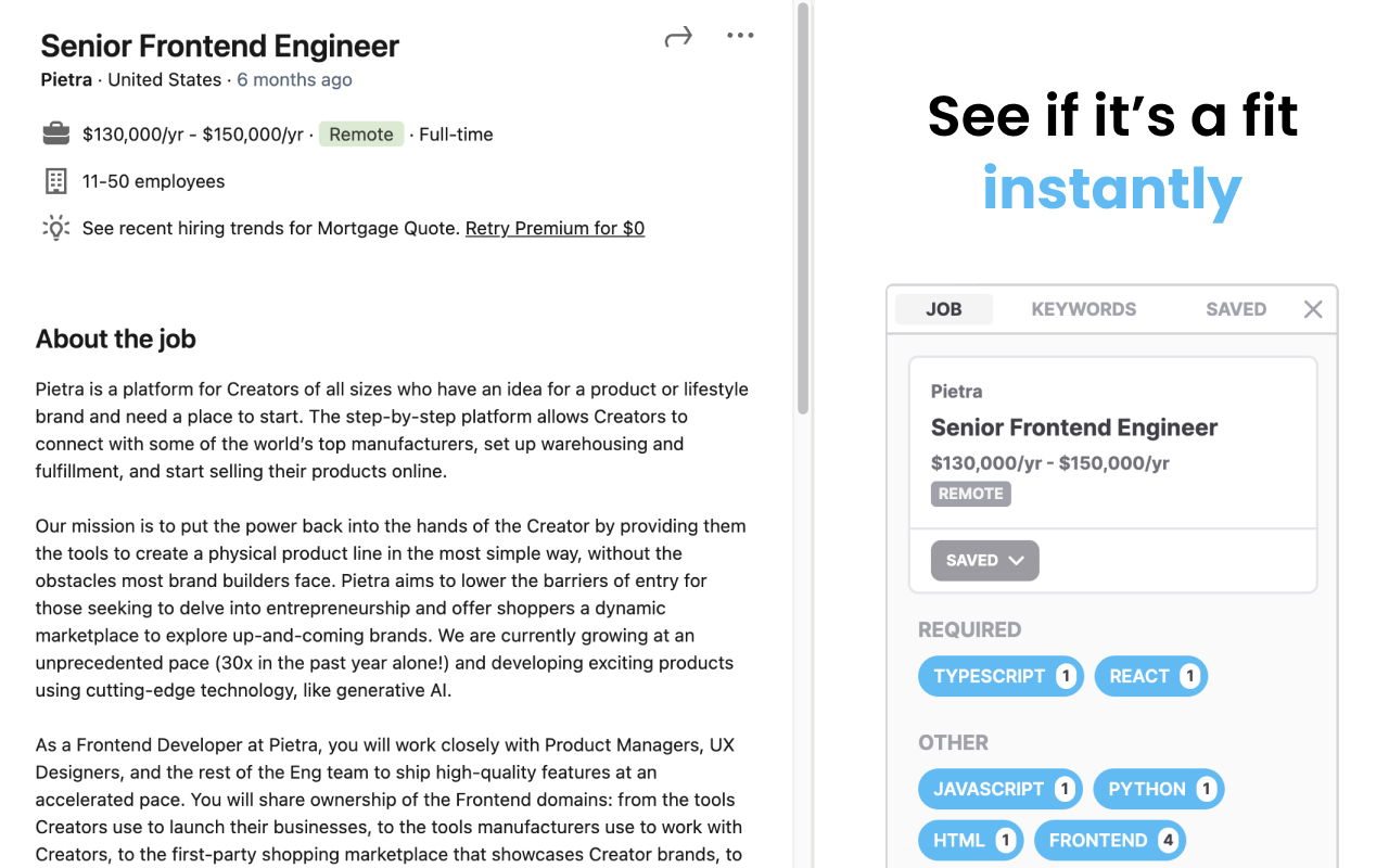 Bolt - Job Application Tracker chrome谷歌浏览器插件_扩展第1张截图