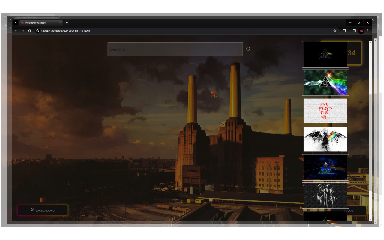 Pink Floyd New Tab chrome谷歌浏览器插件_扩展第2张截图