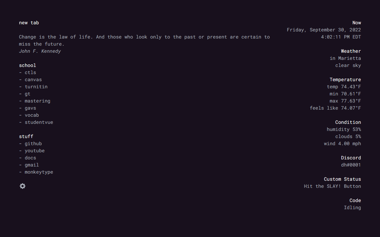 Simple New Tab chrome谷歌浏览器插件_扩展第2张截图