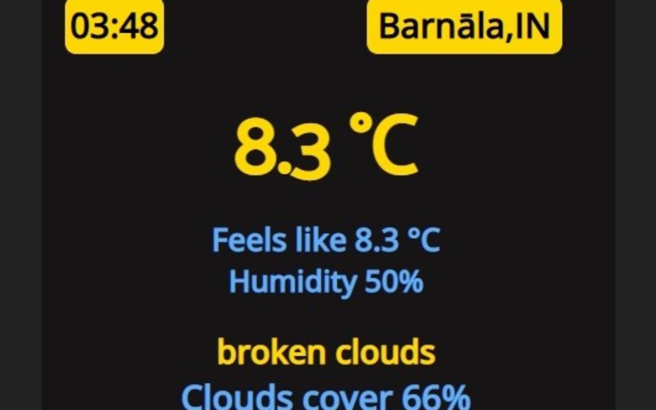 Current Weather Extension chrome谷歌浏览器插件_扩展第1张截图