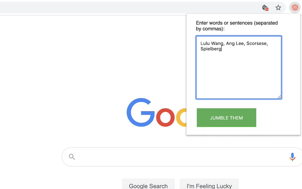 Jumbler chrome谷歌浏览器插件_扩展第1张截图