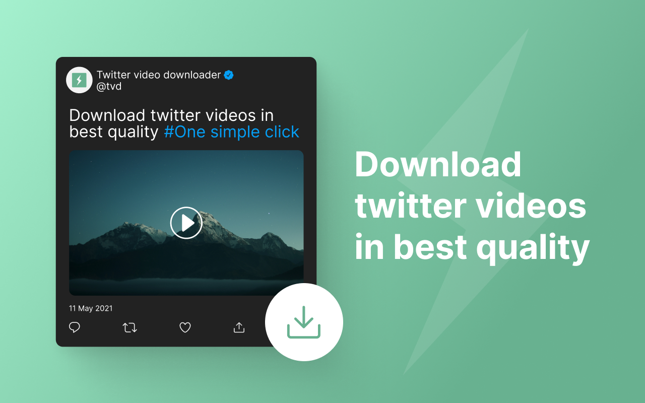 Save Twitter Video chrome谷歌浏览器插件_扩展第1张截图
