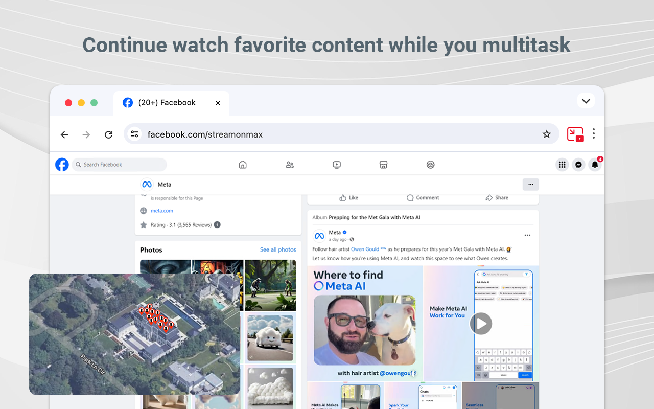 Picture in Picture Extension chrome谷歌浏览器插件_扩展第1张截图