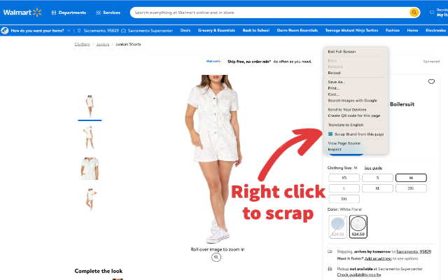 WalMart Scraper - Trial Version chrome谷歌浏览器插件_扩展第1张截图