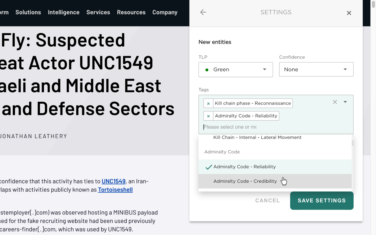 EclecticIQ Threat Scout chrome谷歌浏览器插件_扩展第5张截图