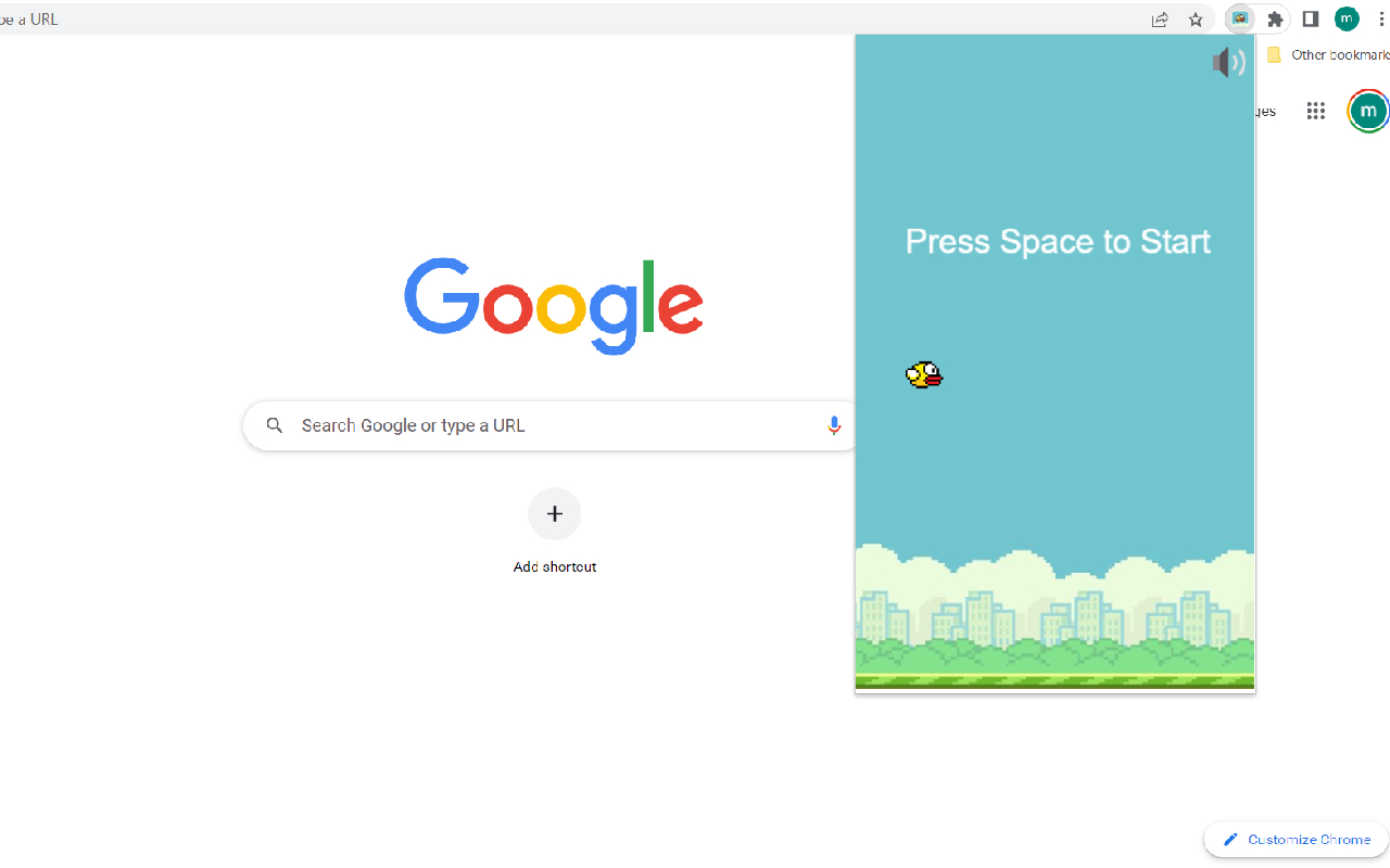 Classic Flappy Bird Offline chrome谷歌浏览器插件_扩展第1张截图