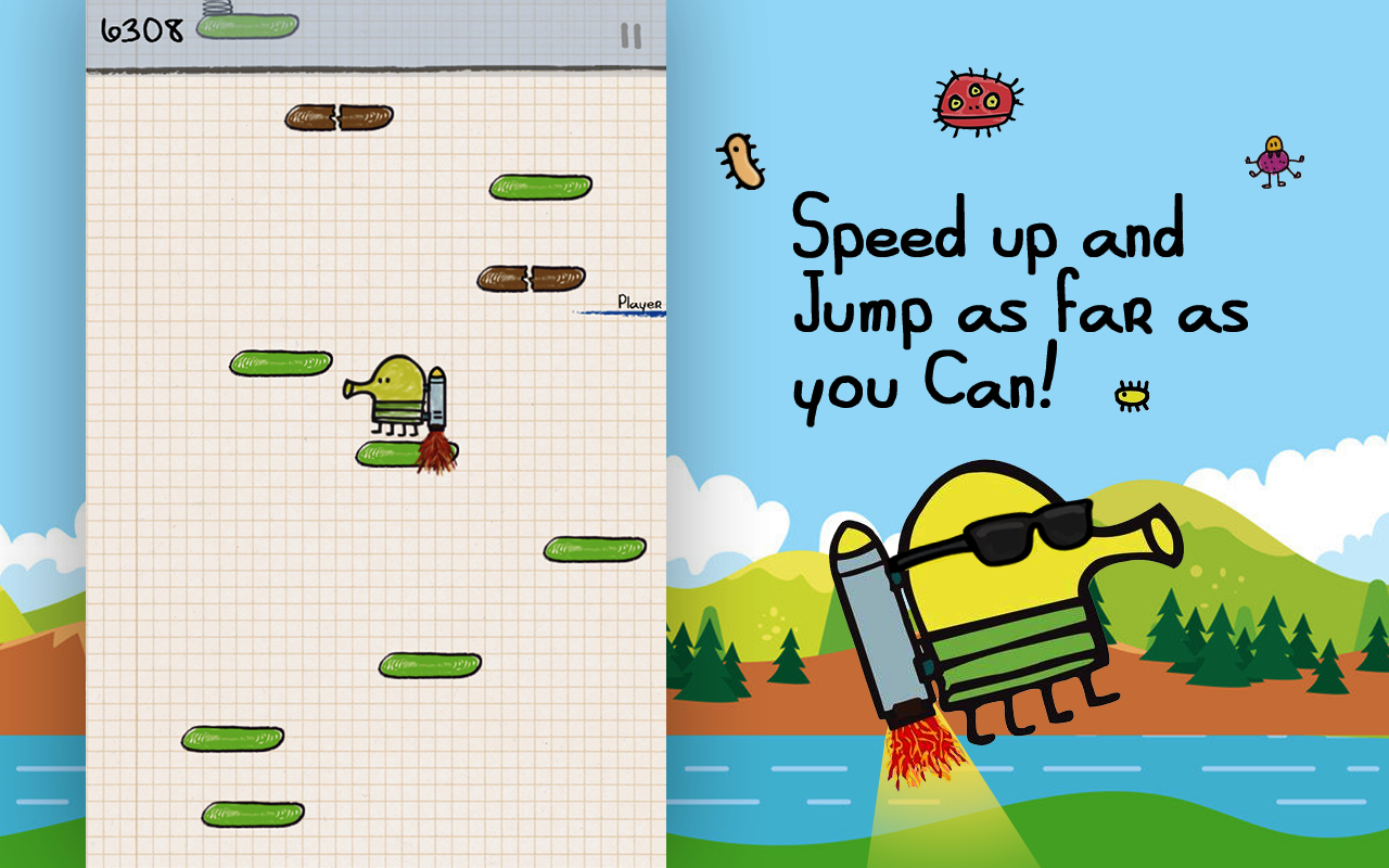 Doodle Jump chrome谷歌浏览器插件_扩展第1张截图