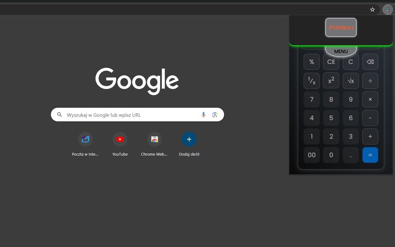 Calculator chrome谷歌浏览器插件_扩展第1张截图