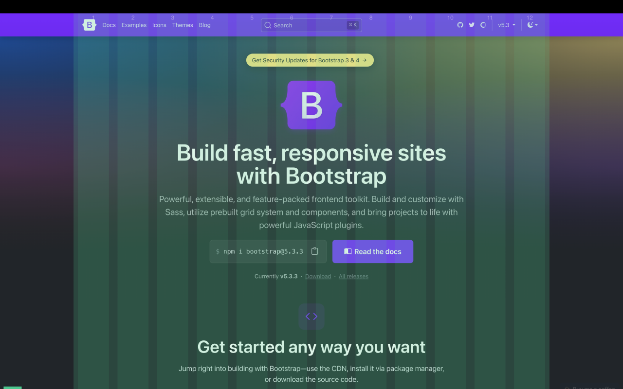 Bootstrap Grid Overlay chrome谷歌浏览器插件_扩展第1张截图