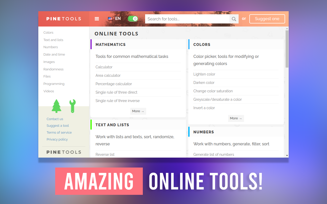 PineTools: Your ultimate online toolbox! chrome谷歌浏览器插件_扩展第5张截图