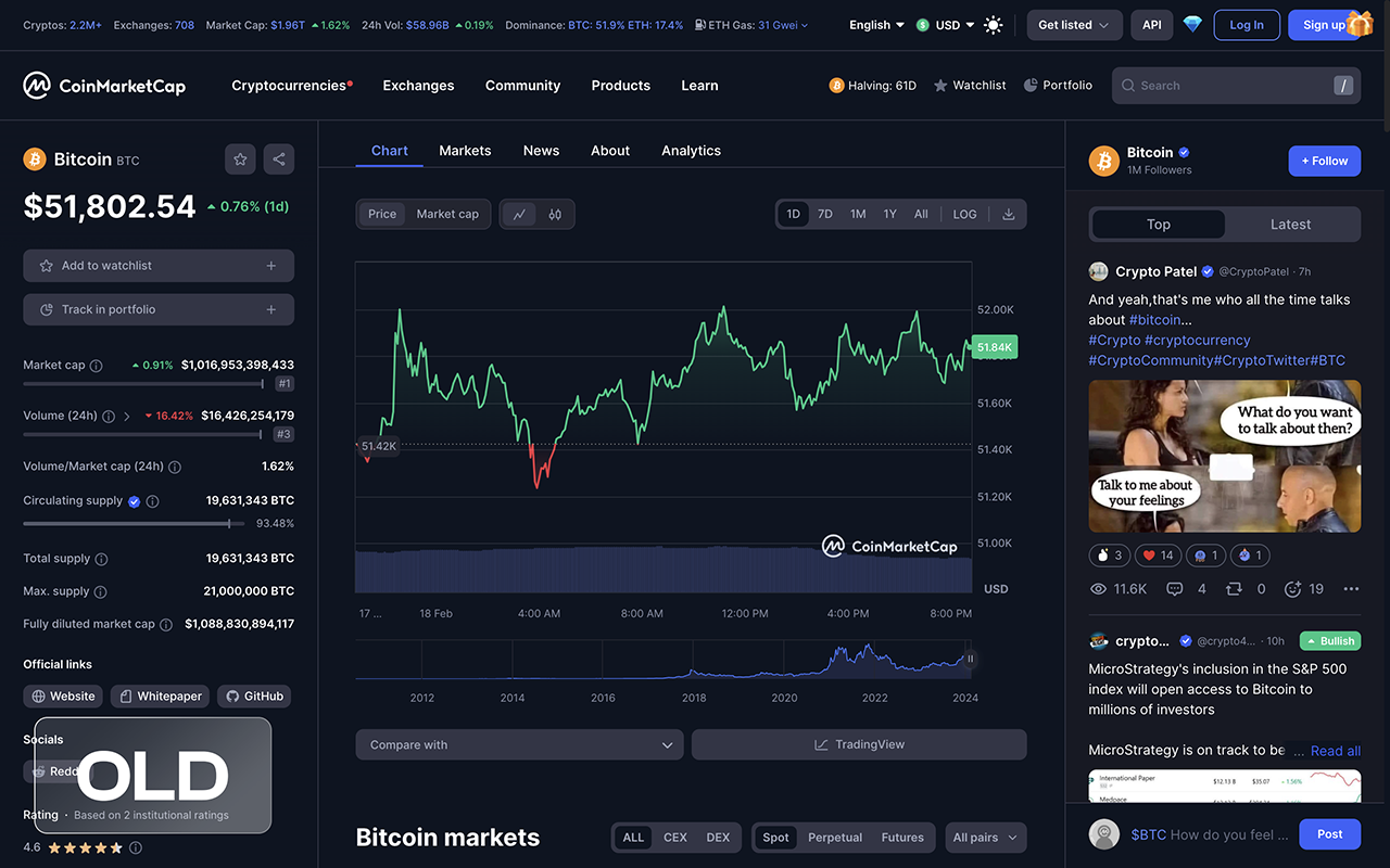 Better CoinMarketCap chrome谷歌浏览器插件_扩展第4张截图
