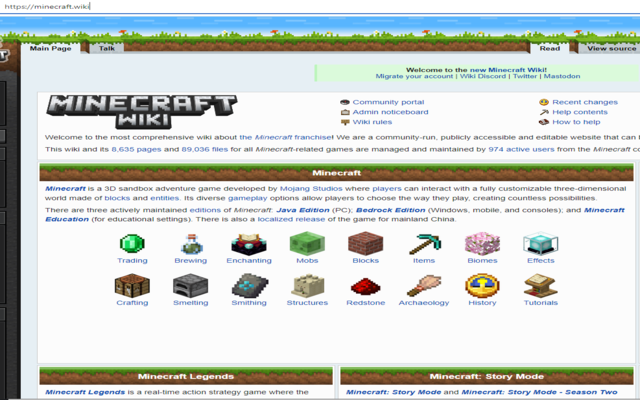 Minecraft Wiki redirect chrome谷歌浏览器插件_扩展第1张截图